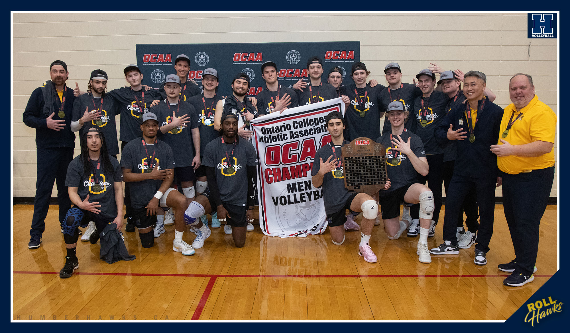 Five-peat for No. 3 Men's Volleyball