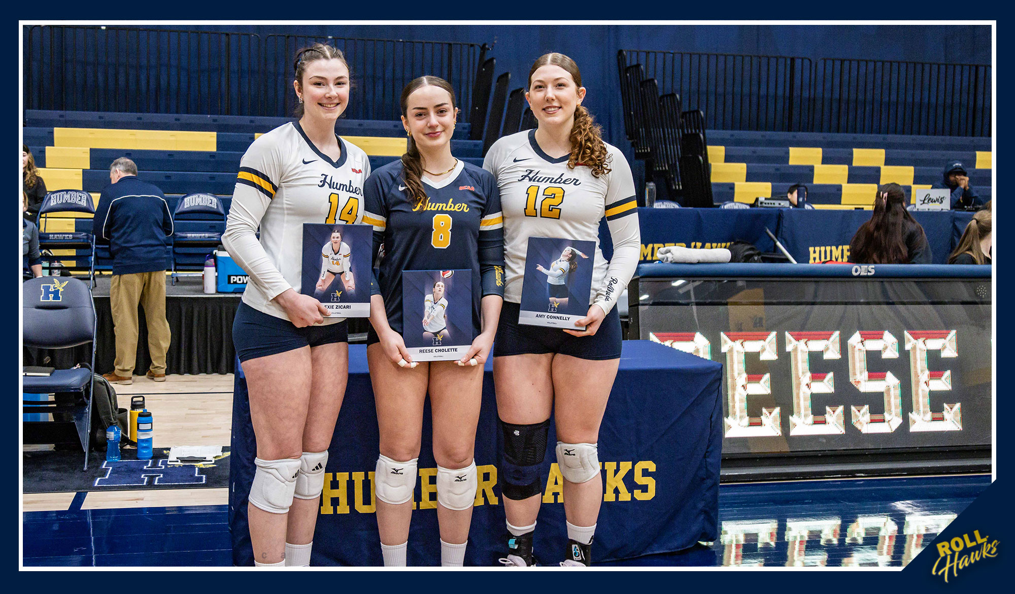 No. 12 Women's Volleyball sweeps Cambrian on seniors night