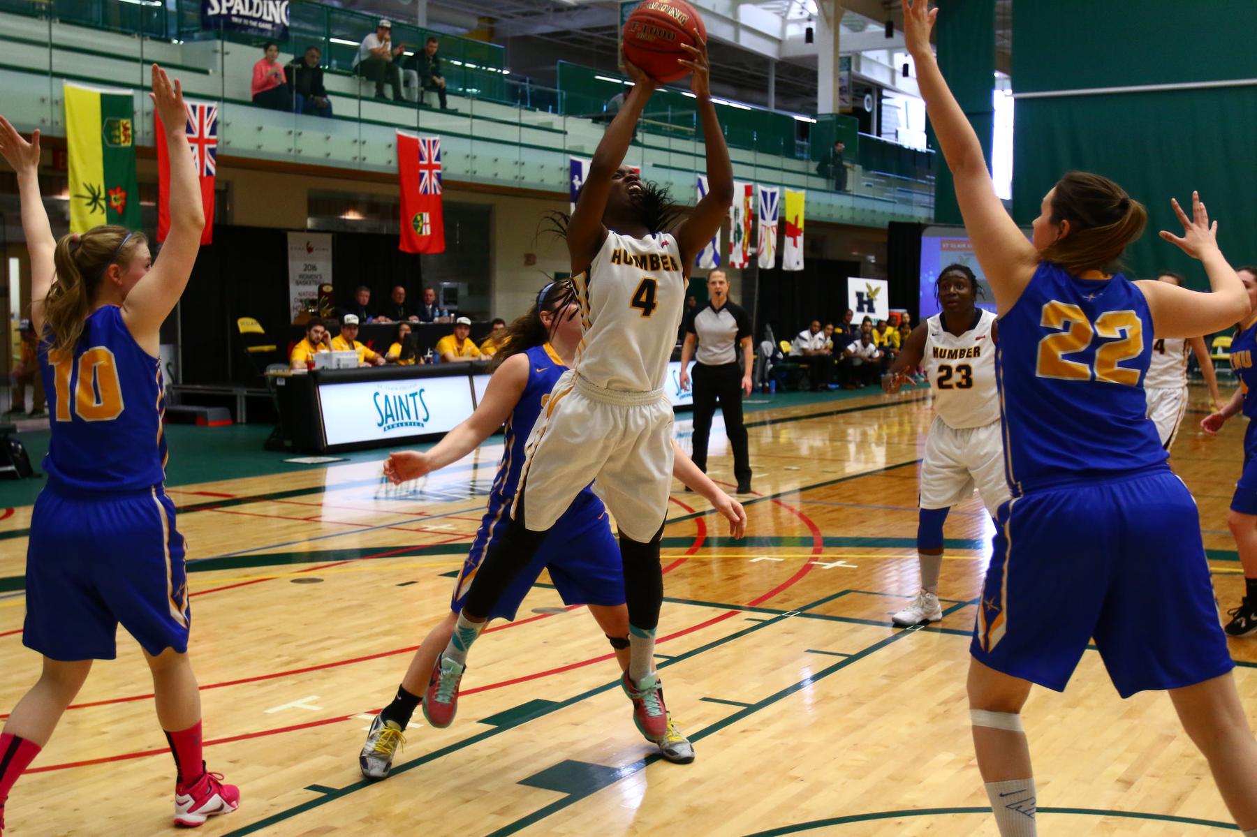 No. 2 HAWKS SOAR BY No. 7 ST. MARY'S