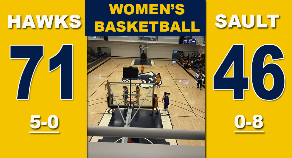 HAWKS MOVE TO 5-0 WITH SWEEP OF NORTH