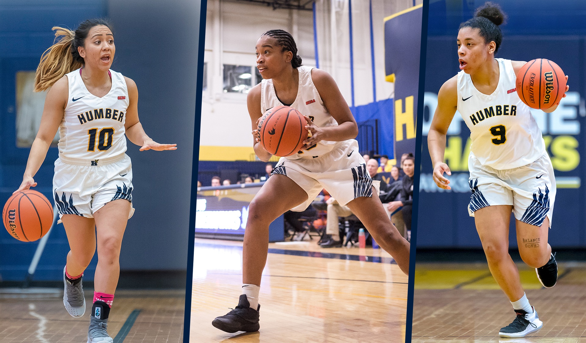 WOMEN'S BASKETBALL TRIO NAMED OCAA ALL-STARS