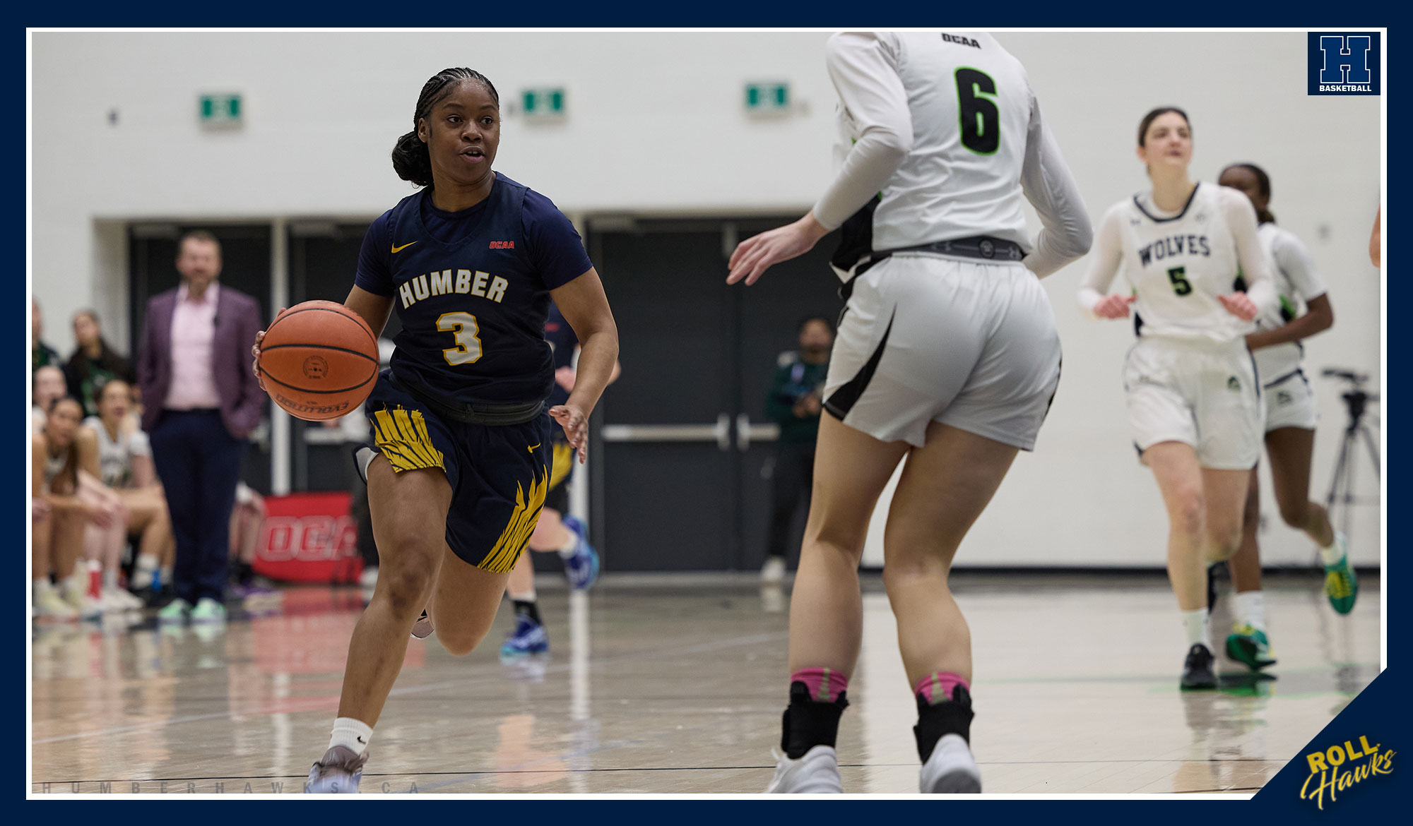 No. 11 Women's Basketball downs No. 1 Algonquin to earn spot in gold medal game