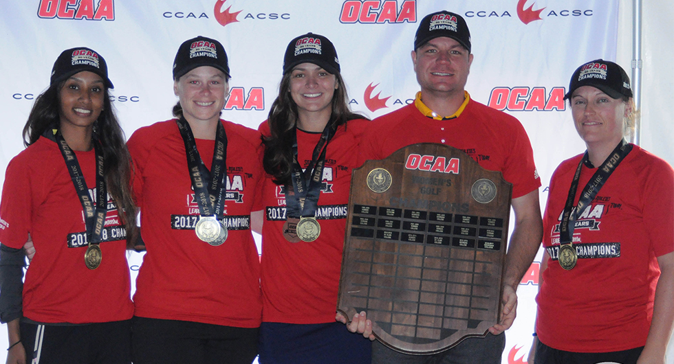 WOMEN'S GOLF CAPTURES 2017 OCAA CHAMPIONSHIP