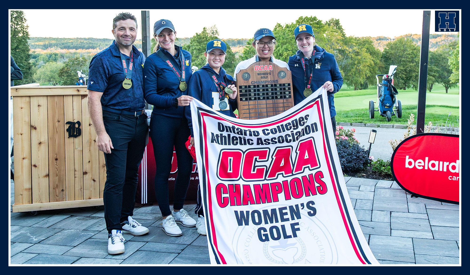 No. 1 Women's Golf wins OCAA-best fifth straight provincial title