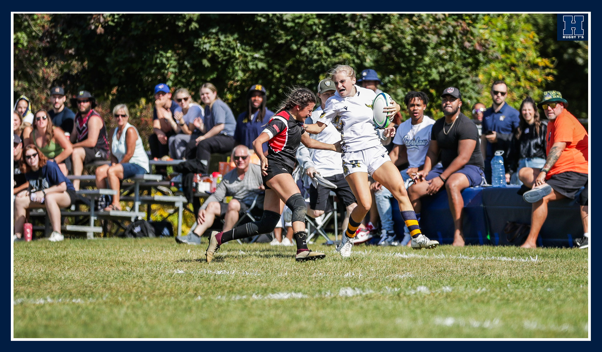 Amy Johnson stiff arm