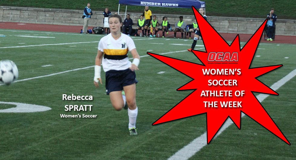 HAWKS REBECCA SPRATT GRABS OCAA WEEKLY HONOURS