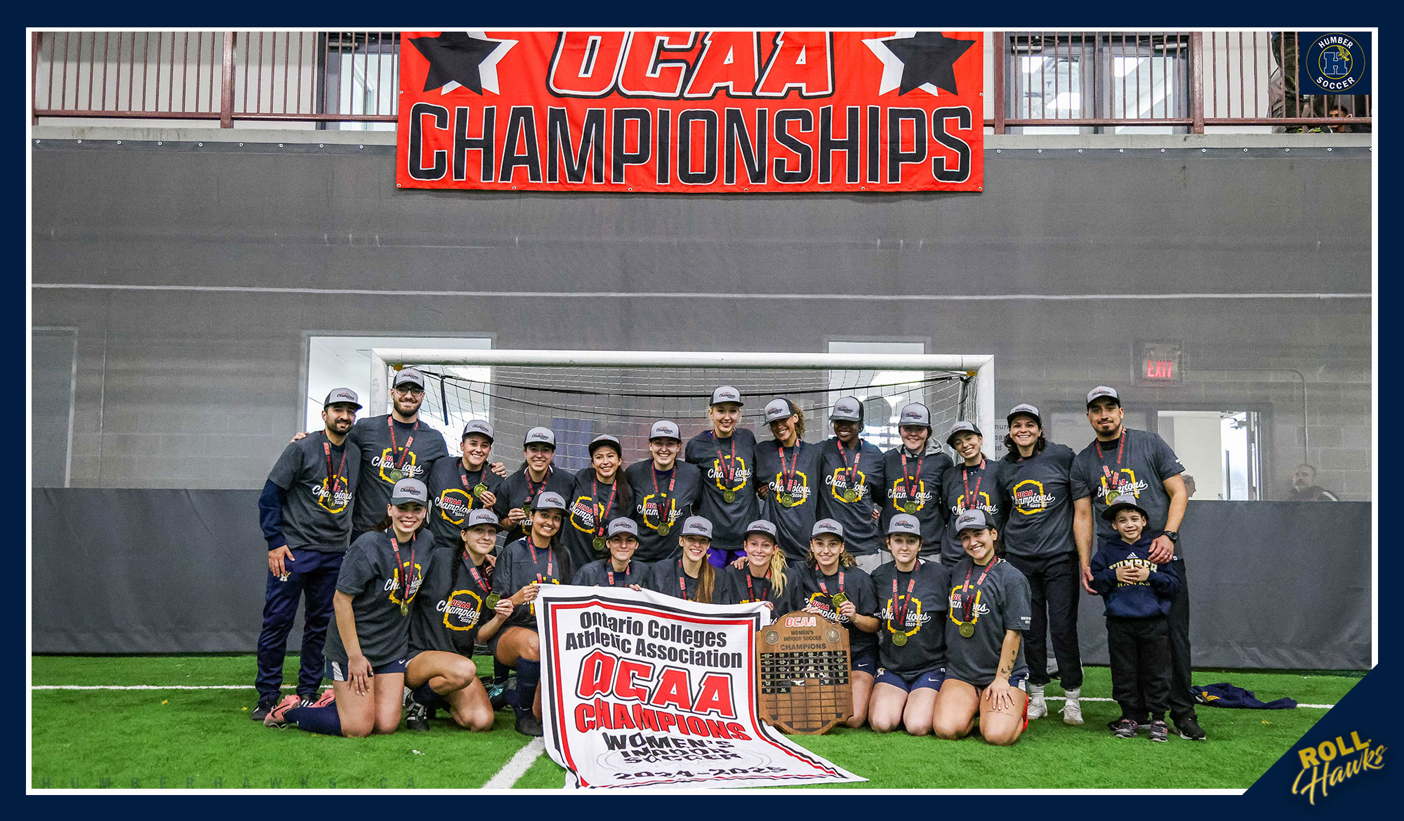 Women's Soccer crowned OCAA indoor champions