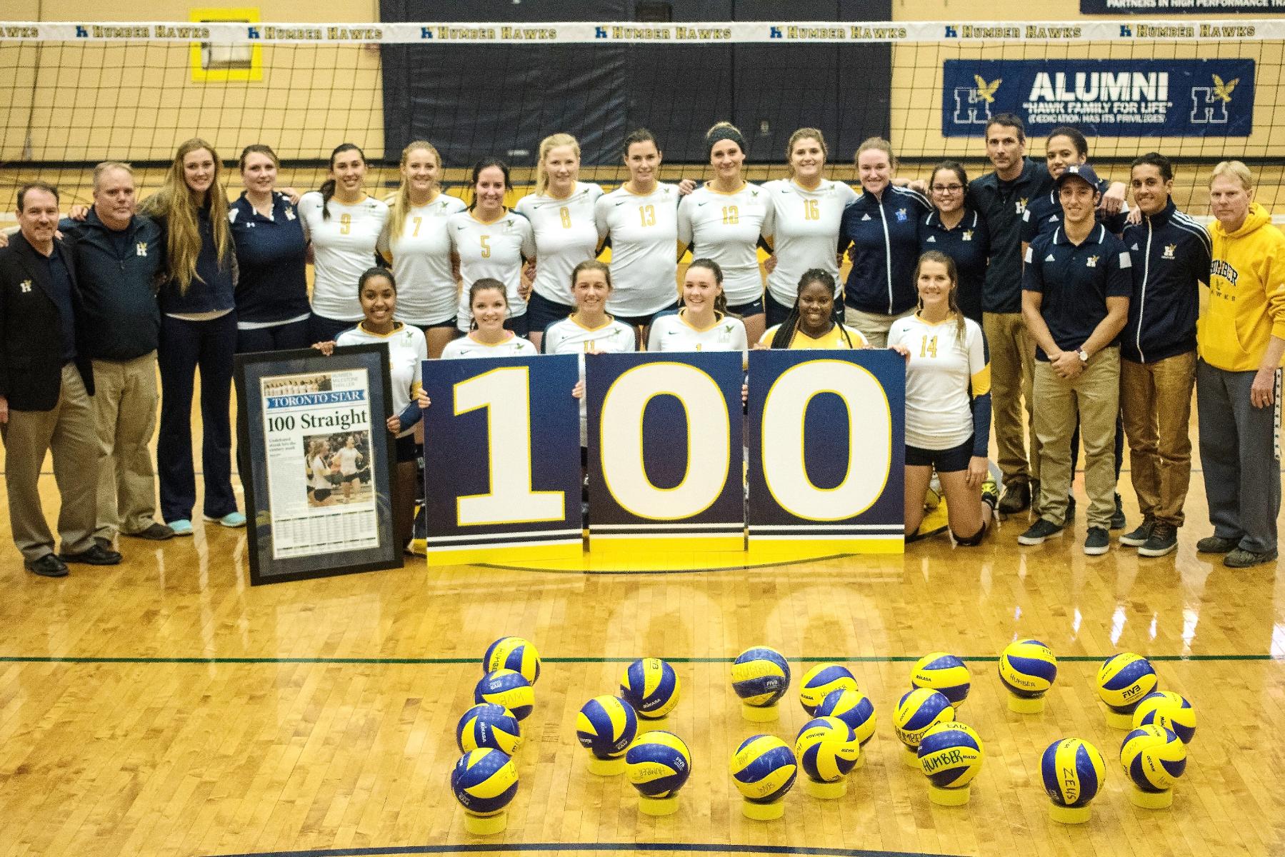 THE STREAK: WOMEN&rsquo;S VOLLEYBALL WINS 100 STRAIGHT