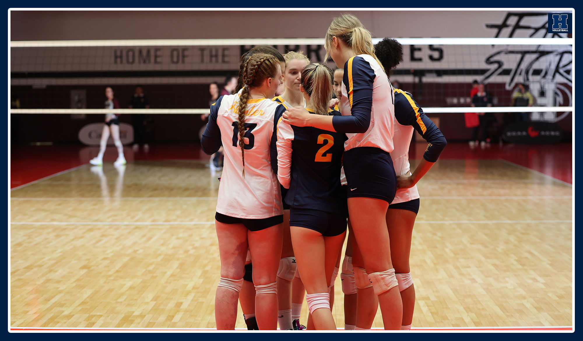 Team huddle before the match