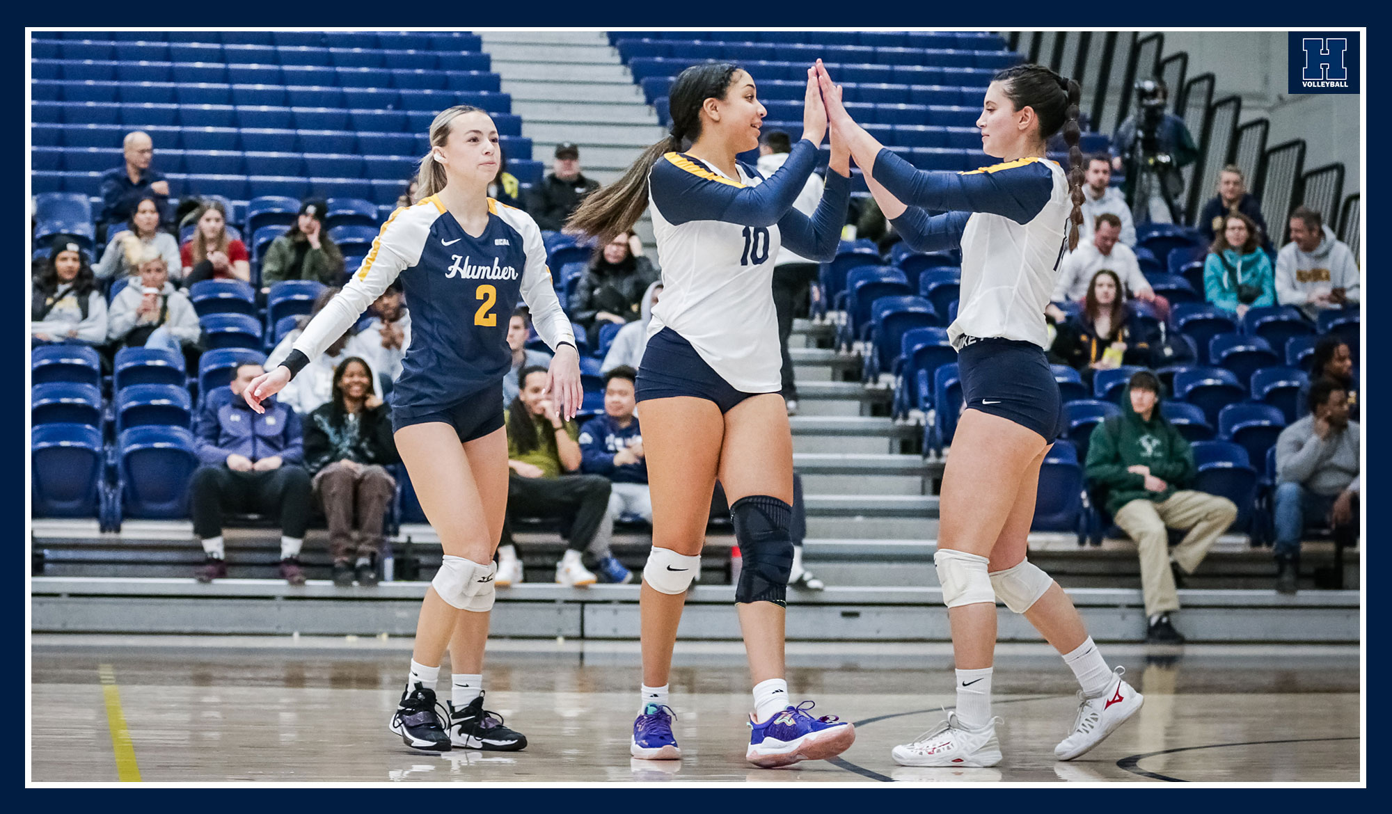 Leah and Hannah celebrating a point