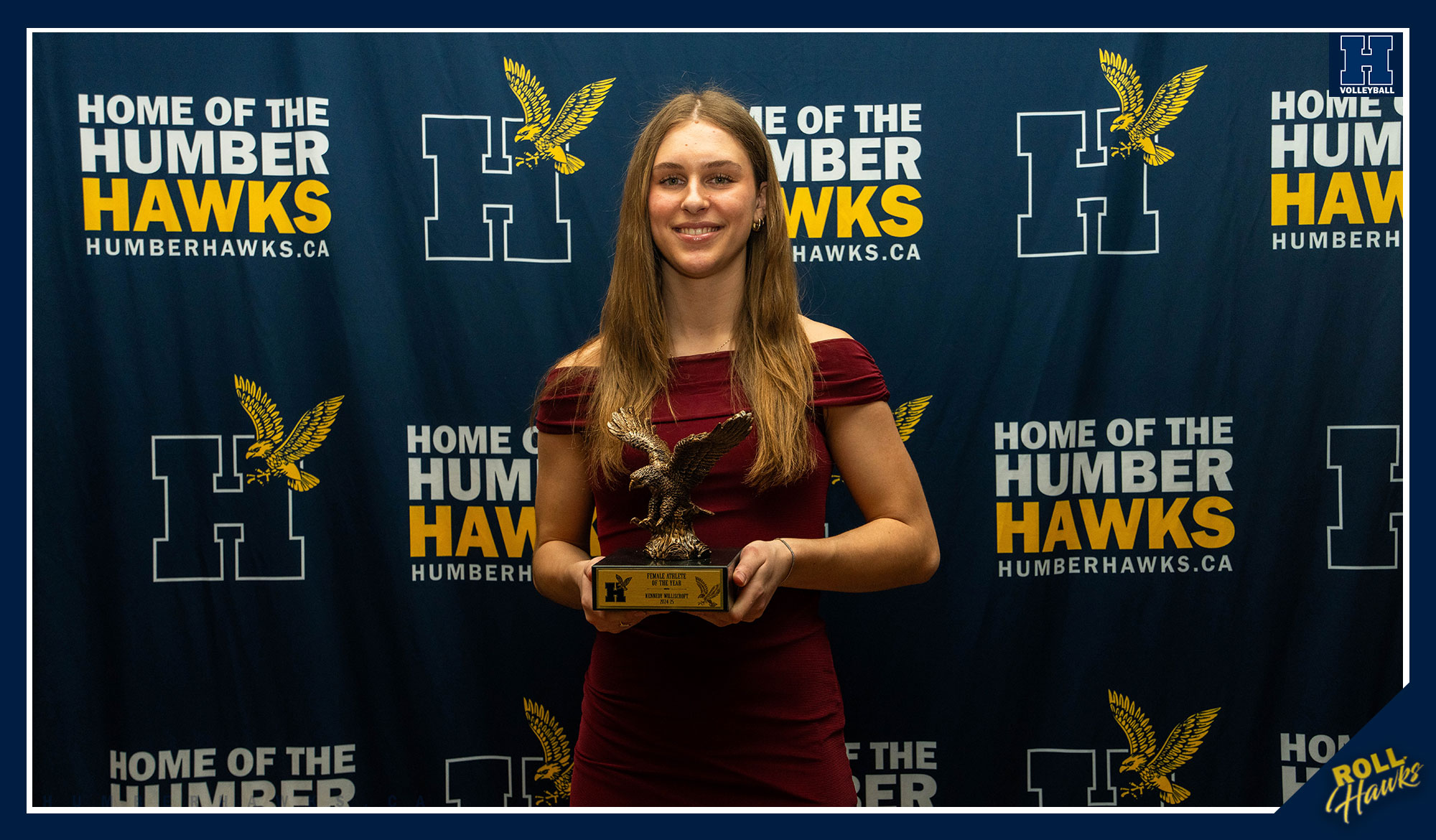 Kennedy Williscroft named Humber Female Athlete of the Year