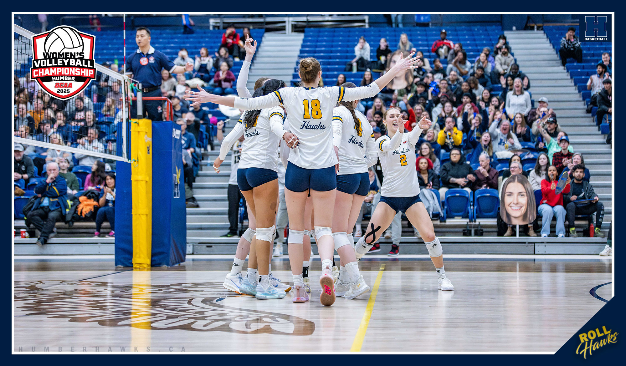 No. 3 Women's Volleyball playing for provincial gold tomorrow