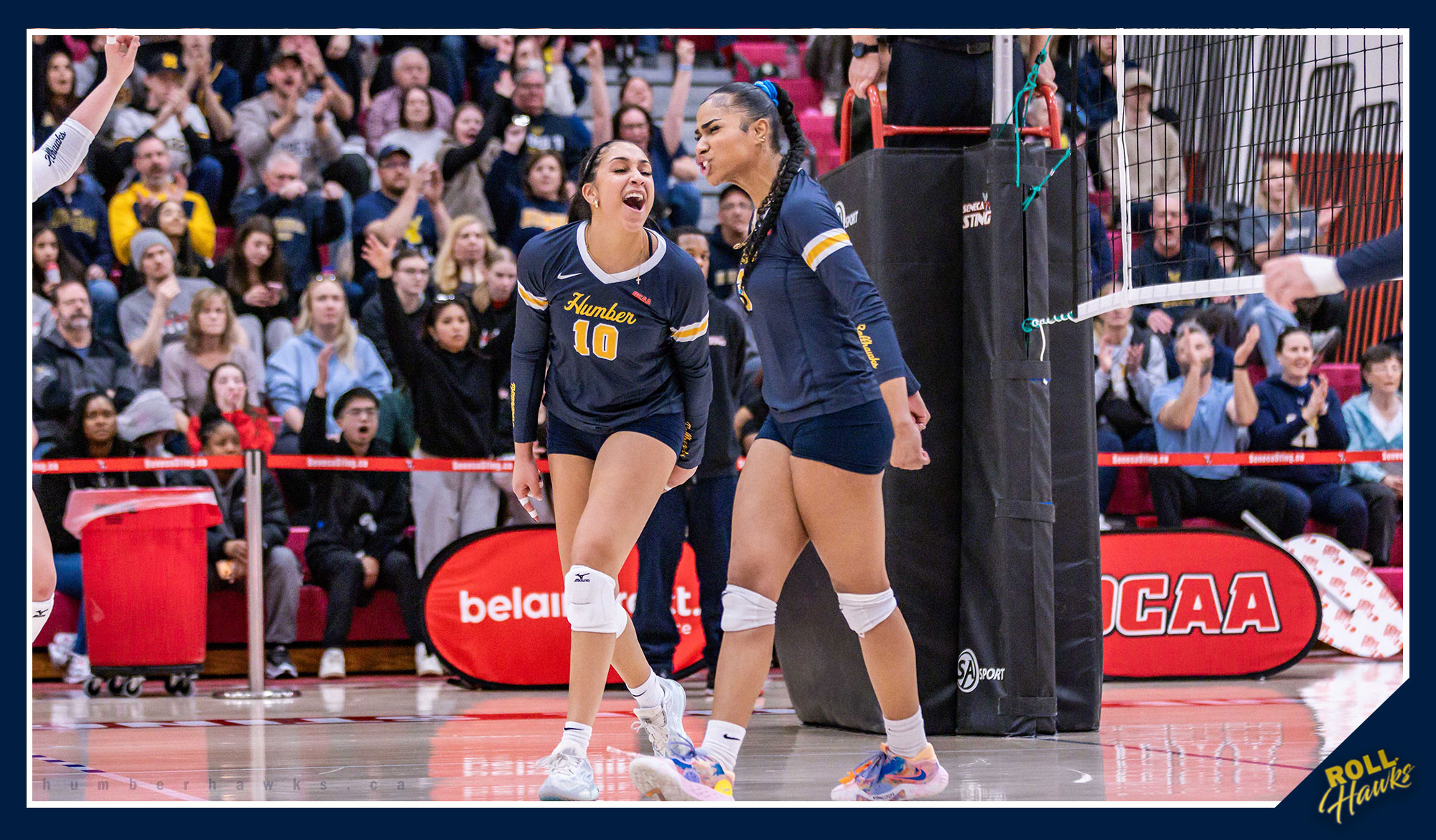 Keyome and Hannah celebrating